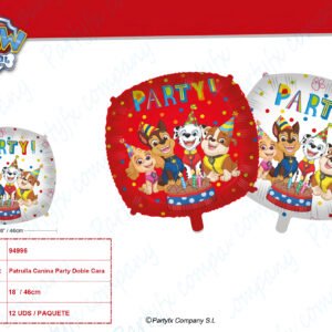 Foil Balloon square shaped 46cm PAW PATROL NICKELODEON
