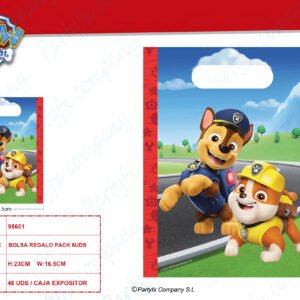 BOLSA PAPEL DE PAW PATROL