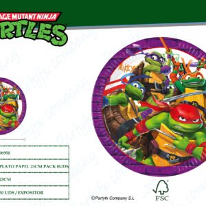 6 Paper plates 23cm TEENAGE MUTANT NINJA TURTLE FSC NEXT GENERATION NICKELODEON
Lot Number: 240228043
