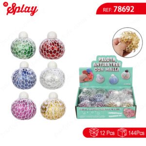 Bola de tul con purpurina