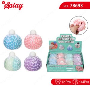 Bola de tul tricolor