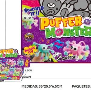 EXP.12 BOLA ANTIESTRÉS FORMA MONSTRUO ANIMADO