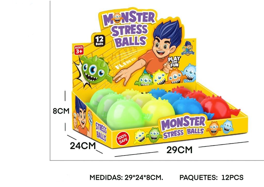 EXP.12 BOLA ANTIESTRES FORMA MONSTRUO