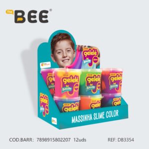 Gelelé Slime Balde 457g 3x12 Color