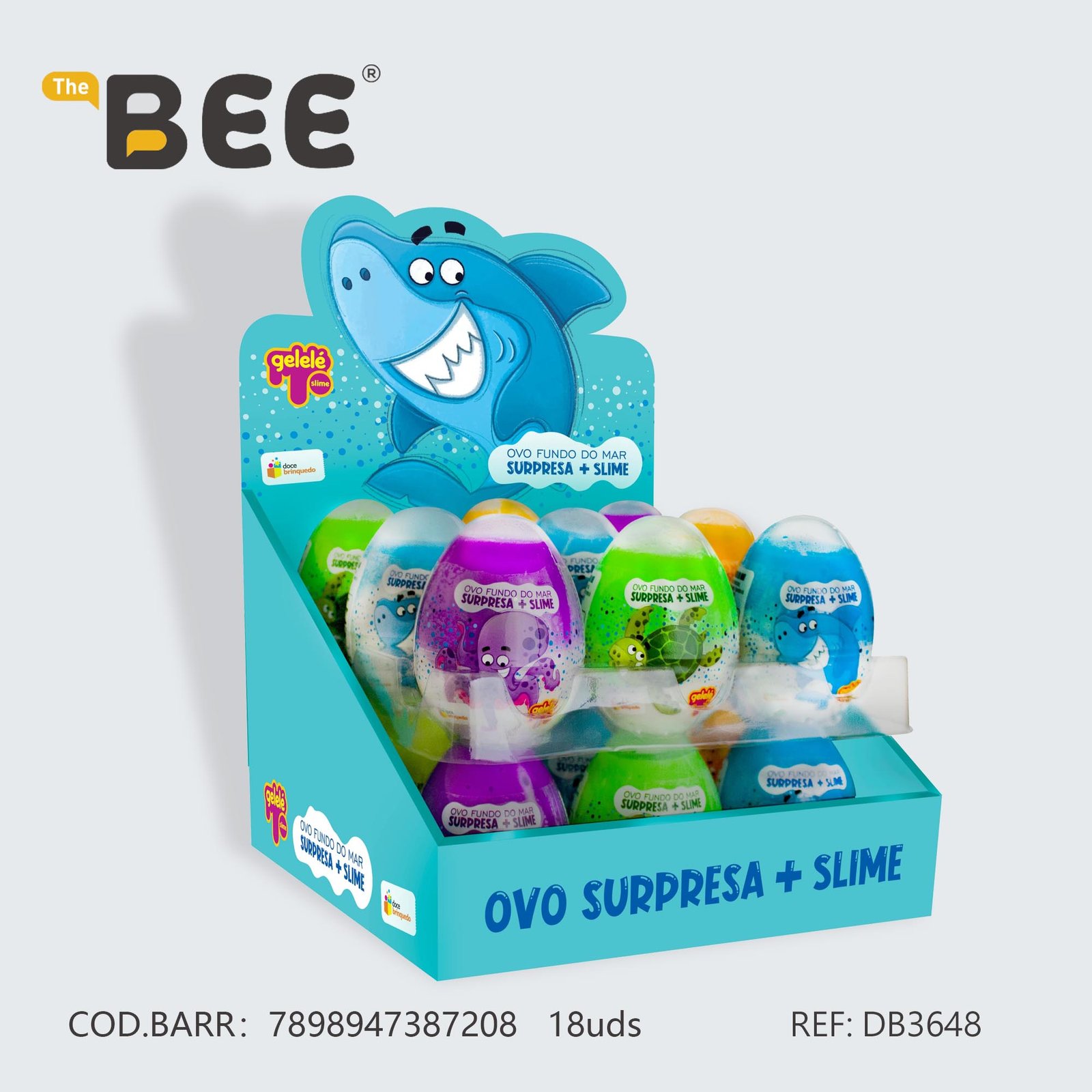 Ovo Surpresa 98g 4x18 Fundo do Mar