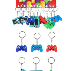 GAMER KEYCHAINS 12-PACK (5CM) 6 ASSORTED DESIGNS