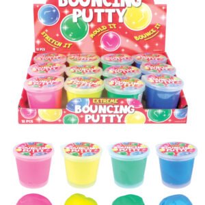 PUTTY BOUNCING TUB 28G 6CM X 6.5CM 4 ASTD COLS