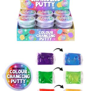 PUTTY COLOUR CHANGING 18G 7CM X 5CM 4 ASTD
