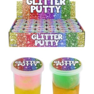 PUTTY GLITTER CRYSTAL 2 LAYER 60G 6CM X 4.5CM 2 ASTD