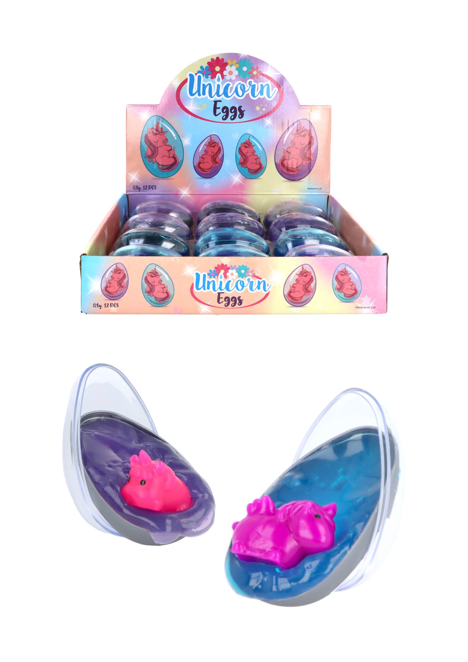 EGG UNICORN GIANT W/BABY 58G 8.5CM X 5.5CM