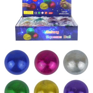 BALL SQUEEZE GALAXY 7CM 6 ASTD COLS