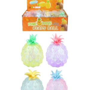 SQUEEZE PINEAPPLE 11CM 4 ASTD COLS