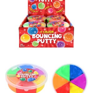 PUTTY BOUNCING 6 TONE TUB 50G 10.8CM X 10.8CM