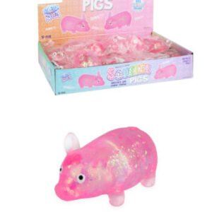 SQUEEZE PIG W/SUGAR & SPARKLE 9.5CM