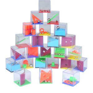 PUZZLE BALL CUBES 4CM 24 ASTD