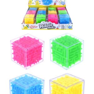 PUZZLE MAZE CUBES 3D 5.3CM 4 COLS
